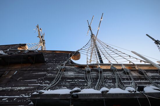 The Black Pearl ship in Khakassia