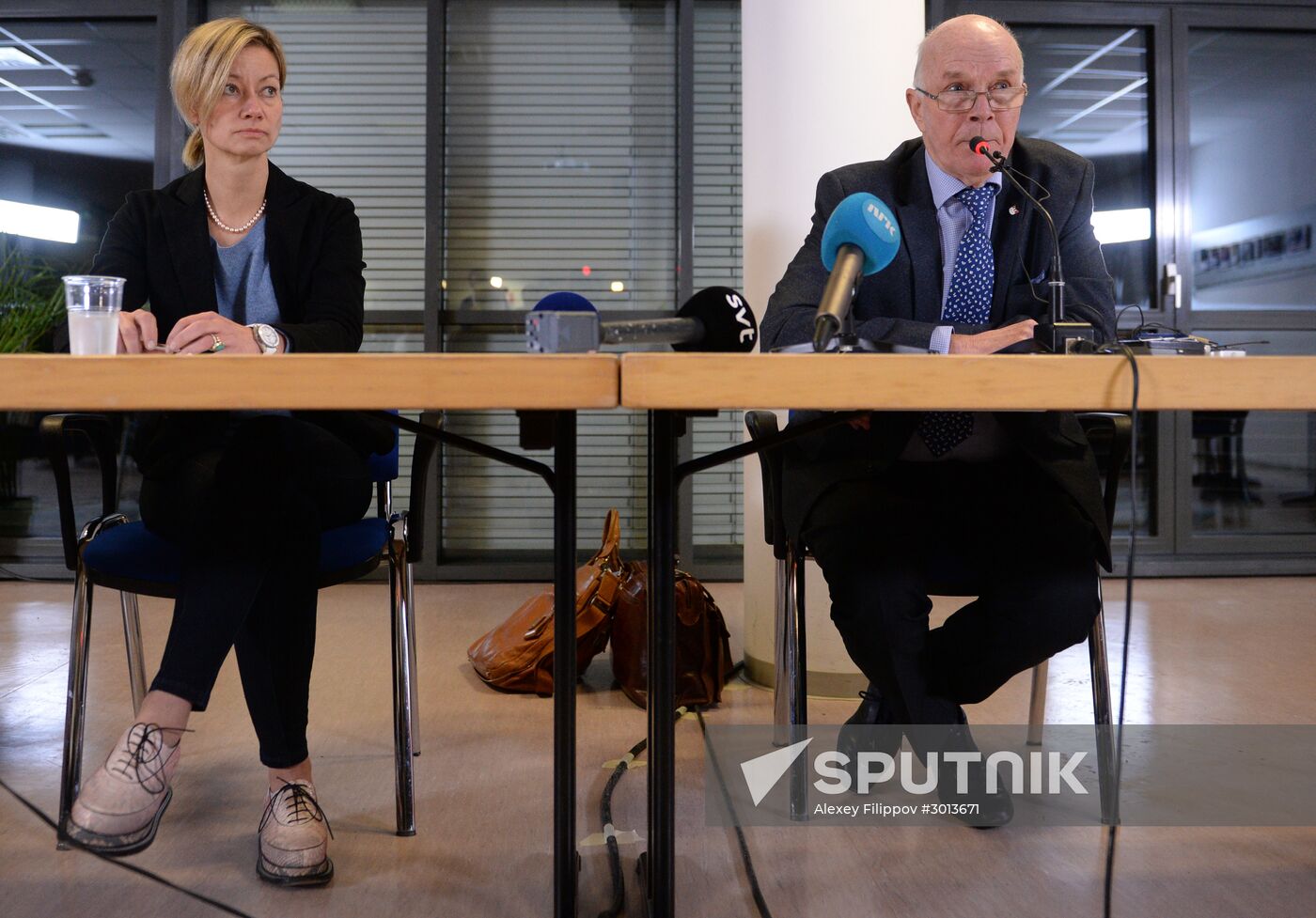 Special press conference by International Biathlon Union (IBU) President Anders Besseberg