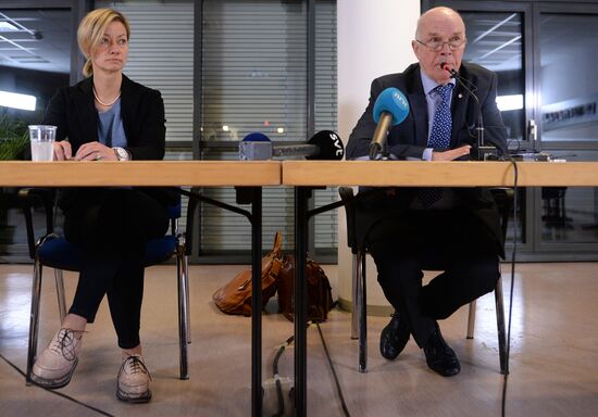 Special press conference by International Biathlon Union (IBU) President Anders Besseberg