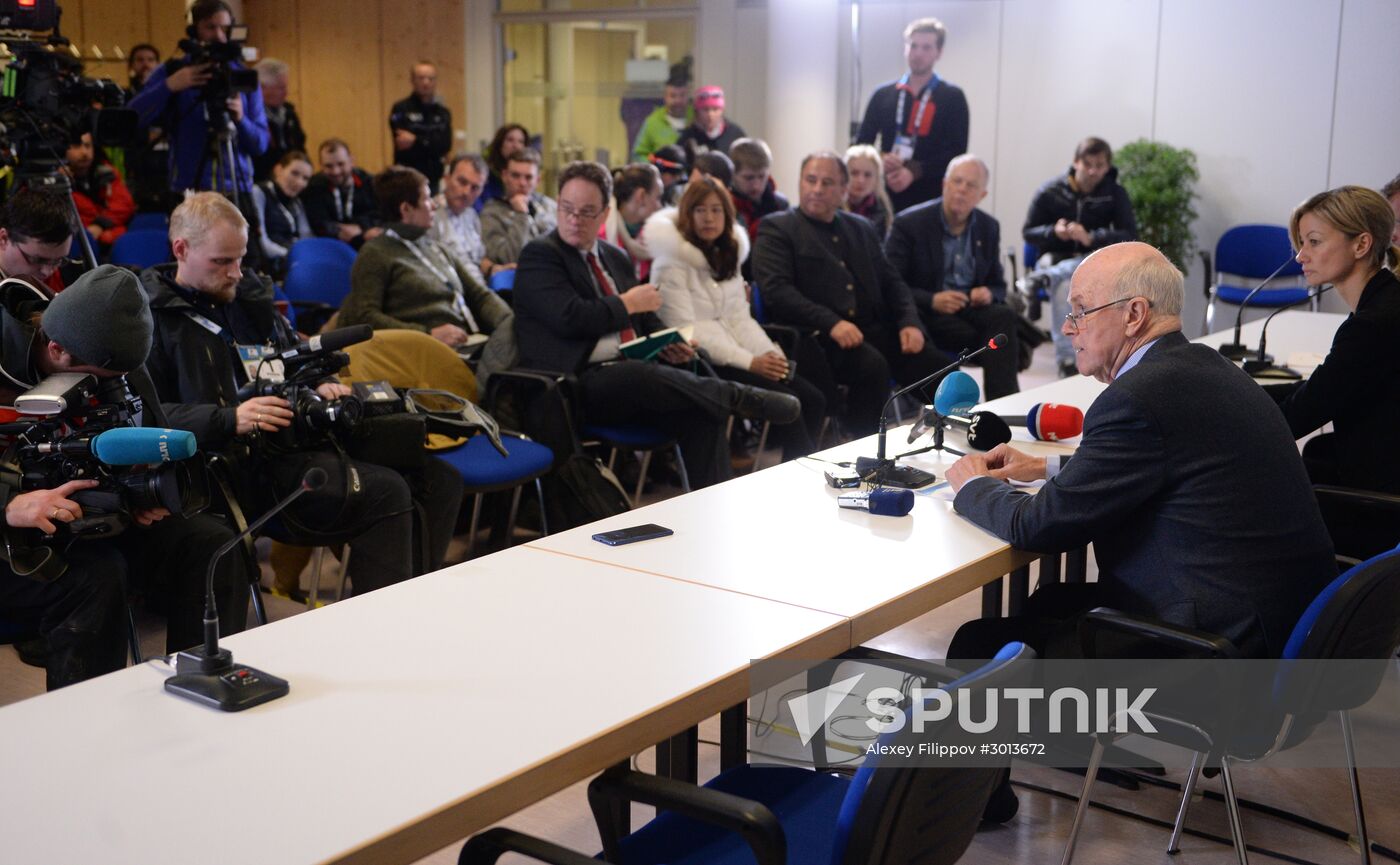 Special press conference by International Biathlon Union (IBU) President Anders Besseberg