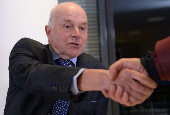 Special press conference by International Biathlon Union (IBU) President Anders Besseberg