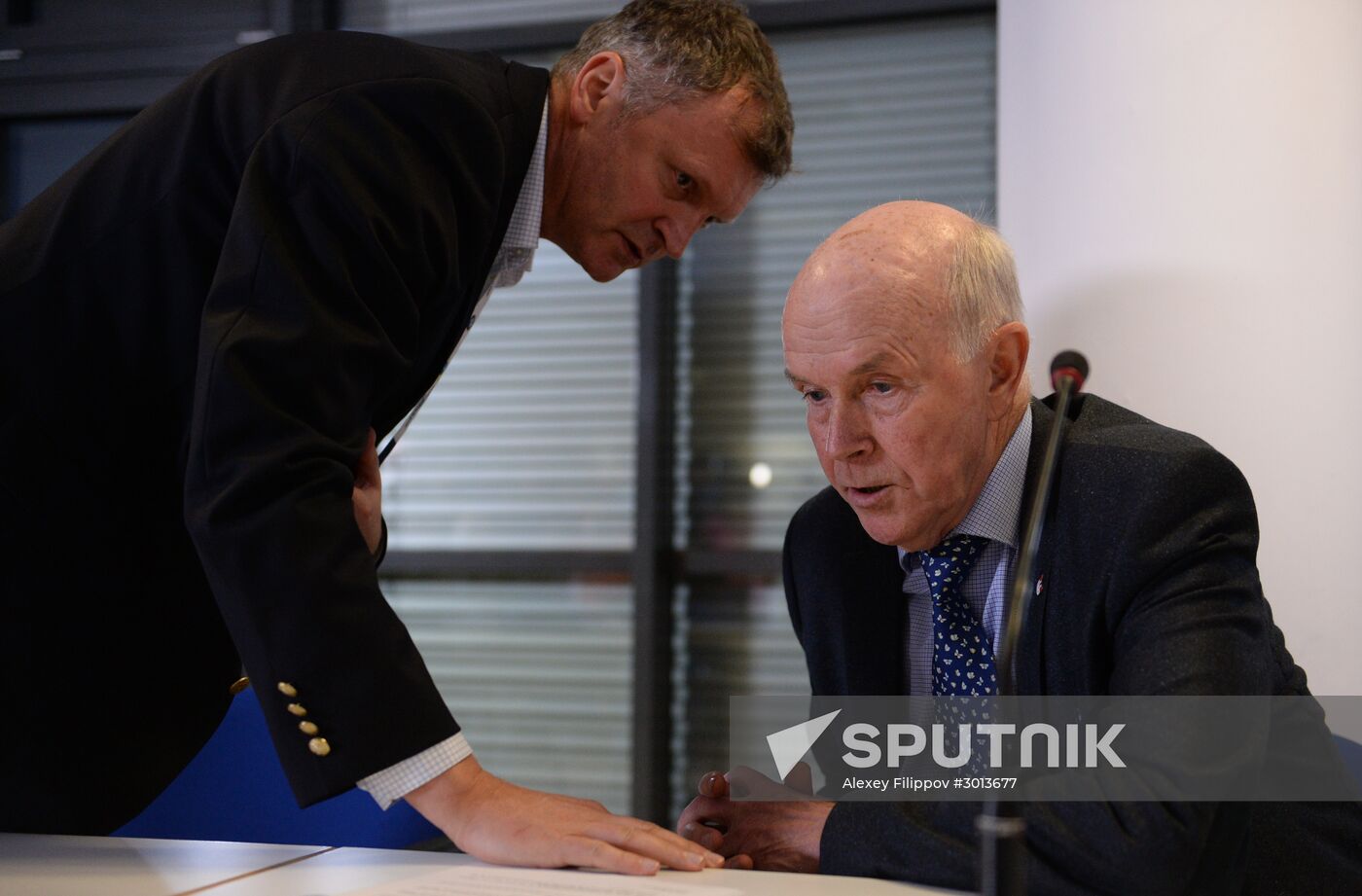 Special press conference by International Biathlon Union (IBU) President Anders Besseberg