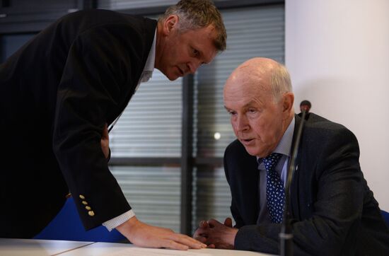 Special press conference by International Biathlon Union (IBU) President Anders Besseberg