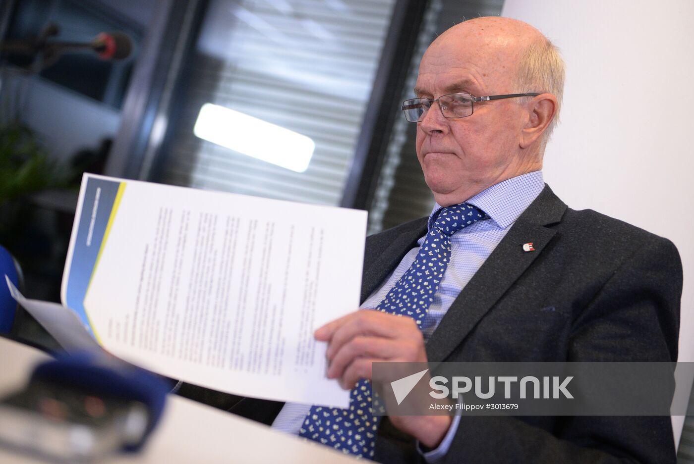 Special press conference by International Biathlon Union (IBU) President Anders Besseberg