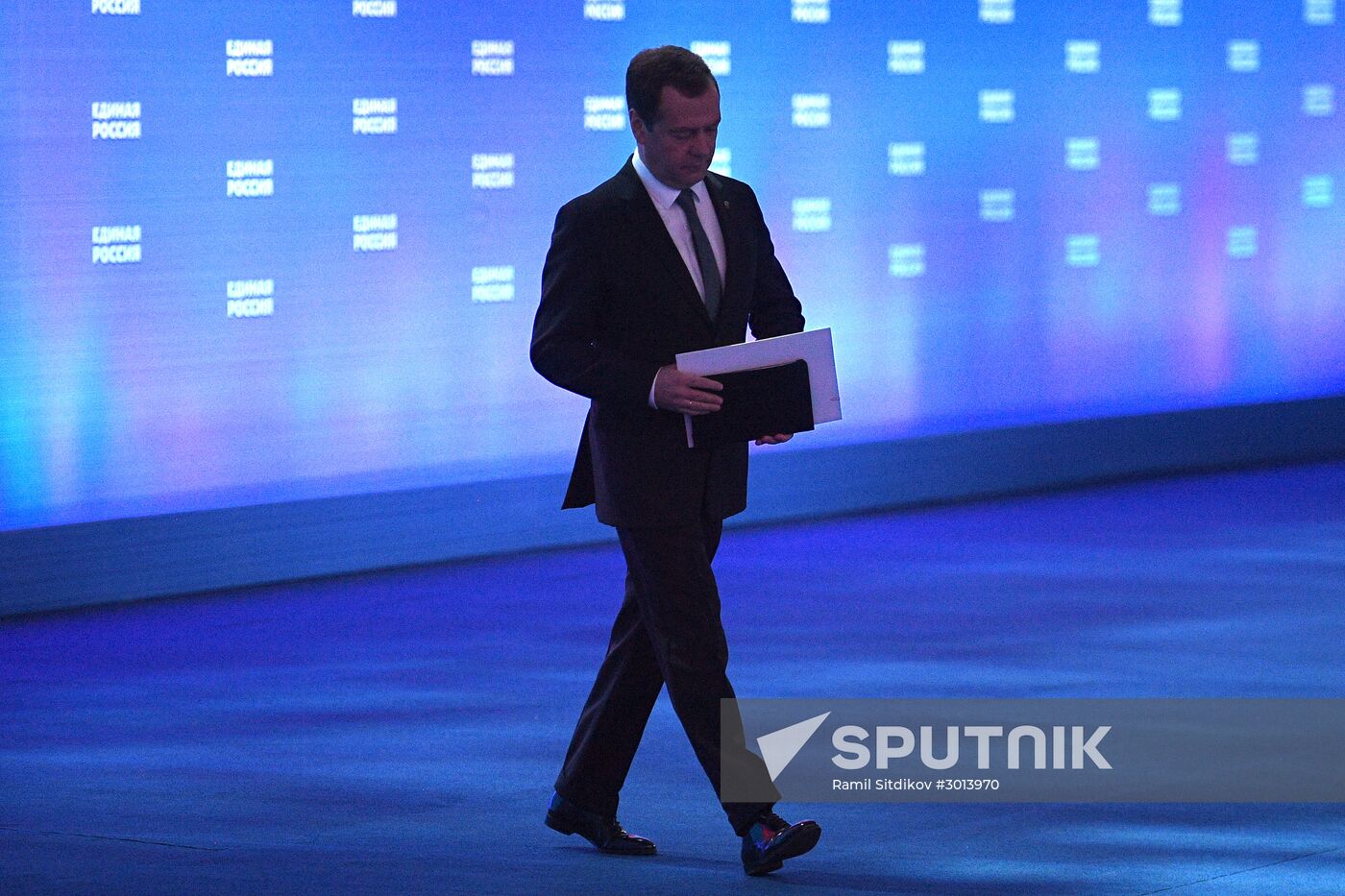 Prime Minister Dmitry Medvedev attends 16th United Russia party congress