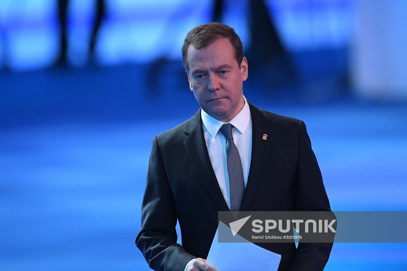 Prime Minister Dmitry Medvedev attends 16th United Russia party congress