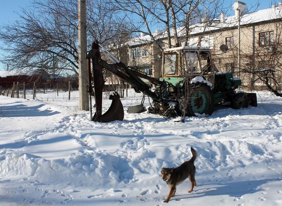 Village of Spartak, Donetsk region