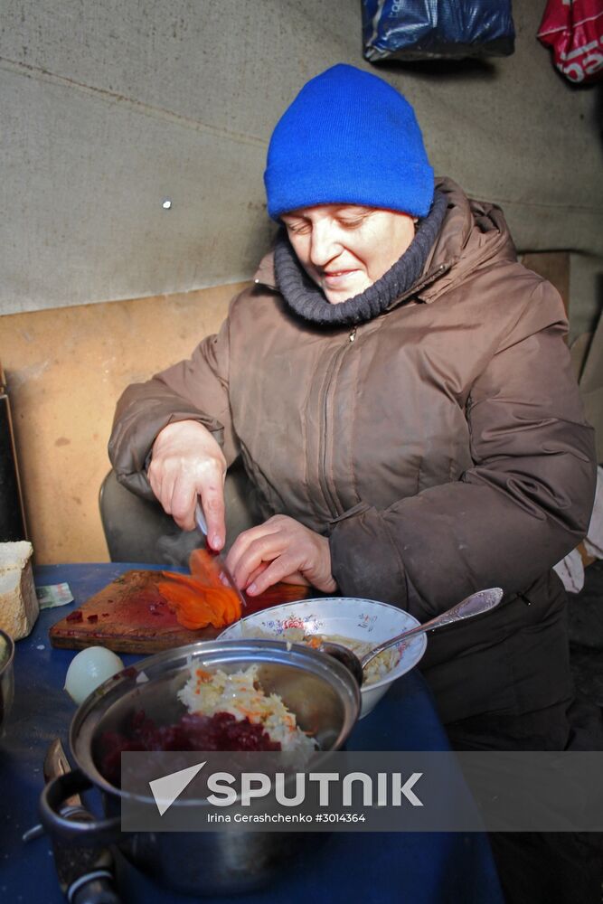 Village of Spartak, Donetsk region