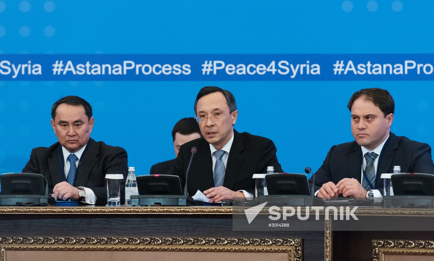 Syria talks in Astana