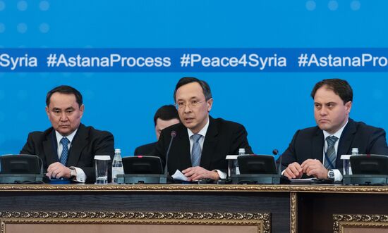 Syria talks in Astana