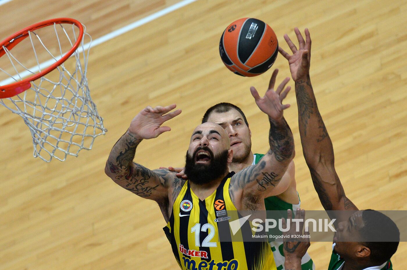 Basketball. 2016–17 EuroLeague. UNICS (Russia) vs. Fenerbahce (Turkey)