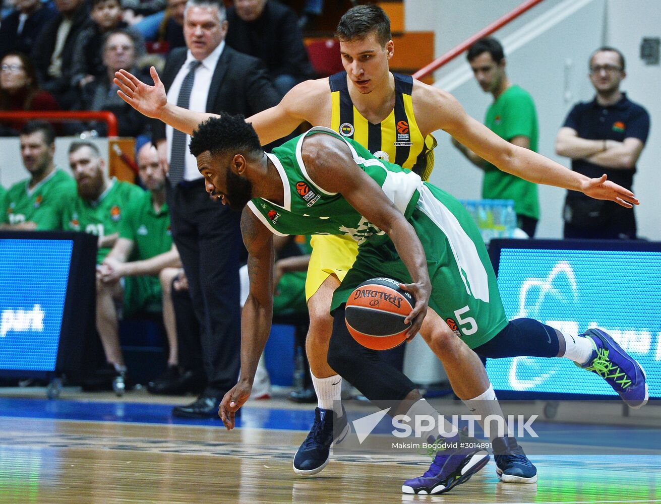 Basketball. 2016–17 EuroLeague. UNICS (Russia) vs. Fenerbahce (Turkey)