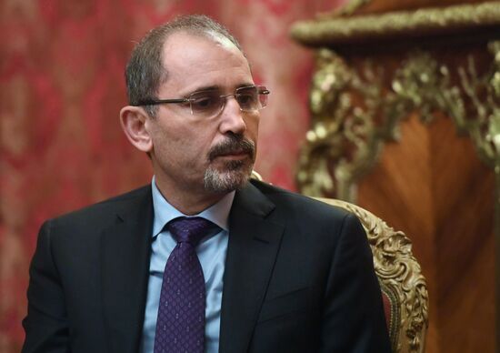 Meeting of Russian and Jordanian Foreign Ministers Sergey Lavrov and Ayman Safadi