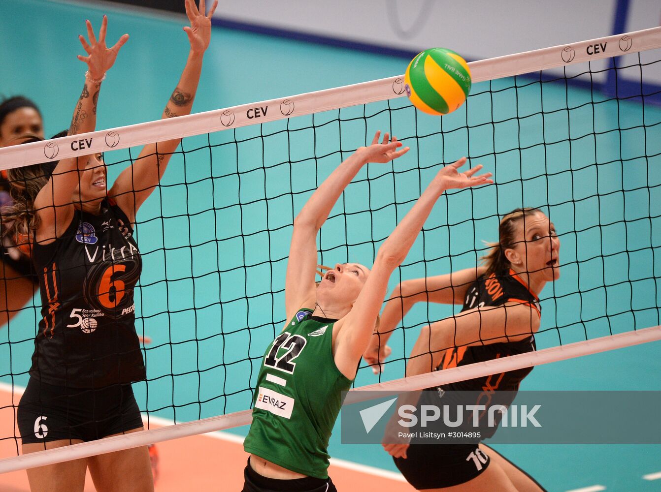 CEV Women's Champions League. Uralochka-NTMK vs. Eczacibasi