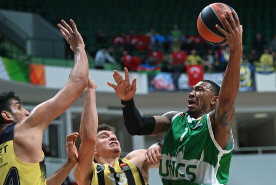 Basketball. 2016–17 EuroLeague. UNICS (Russia) vs. Fenerbahce (Turkey)