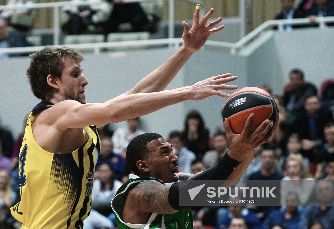 Basketball. 2016–17 EuroLeague. UNICS (Russia) vs. Fenerbahce (Turkey)