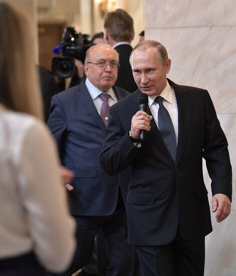 President Vladimir Putin holds meeting of MSU Guardianship Council
