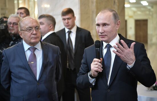 President Vladimir Putin chairs Moscow State University Board of Trustees meeting