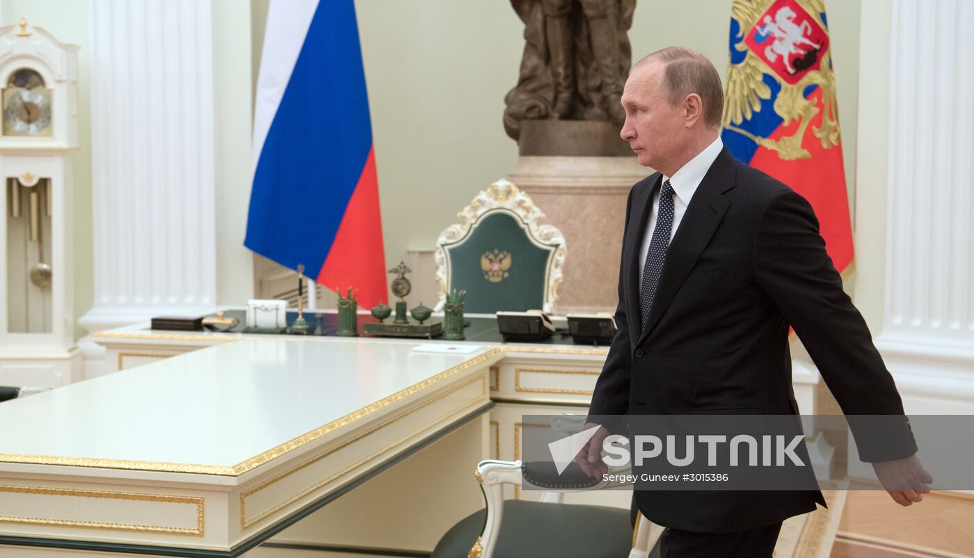 Russian President Vladimir Putin's working meeting with King Abdullah II of Jordan