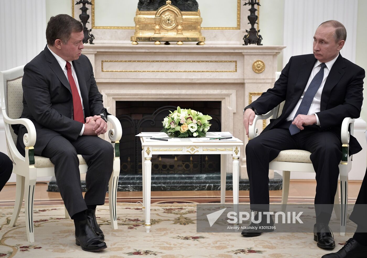 Russian President Vladimir Putin's working meeting with King Abdullah II of Jordan