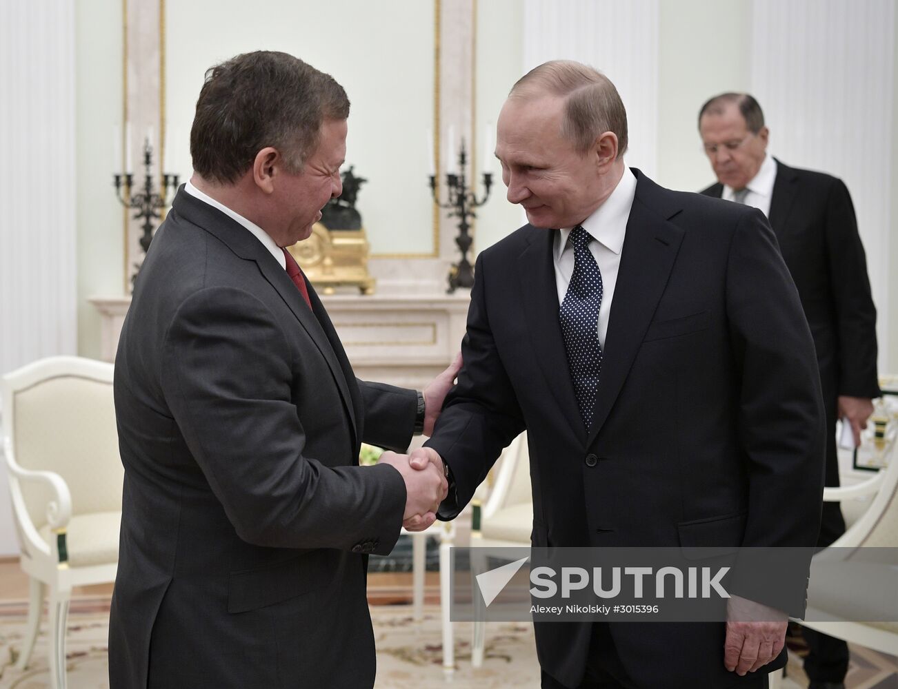 Russian President Vladimir Putin's working meeting with King Abdullah II of Jordan