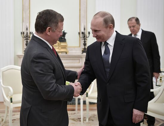 Russian President Vladimir Putin's working meeting with King Abdullah II of Jordan