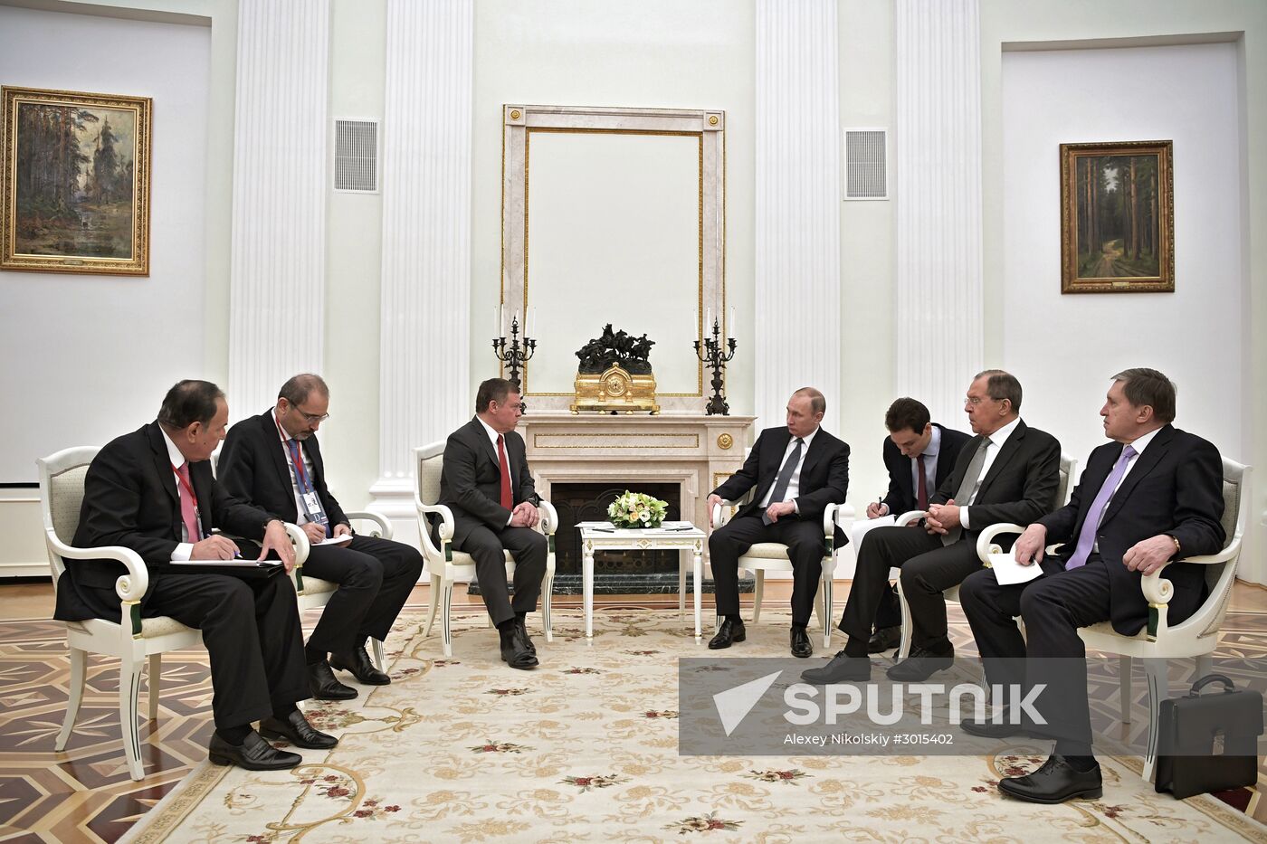 Russian President Vladimir Putin's working meeting with King Abdullah II of Jordan