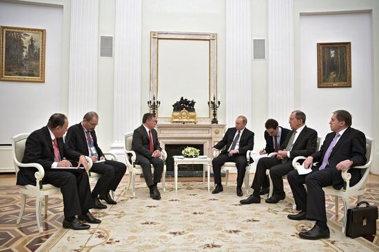 Russian President Vladimir Putin's working meeting with King Abdullah II of Jordan