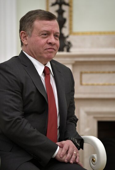 Vladimir Putin meets with King of Jordan Abdullah II bin Al-Hussein
