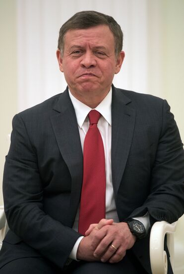 Vladimir Putin meets with King of Jordan Abdullah II bin Al-Hussein