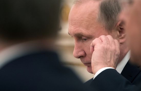 Vladimir Putin meets with King of Jordan Abdullah II bin Al-Hussein
