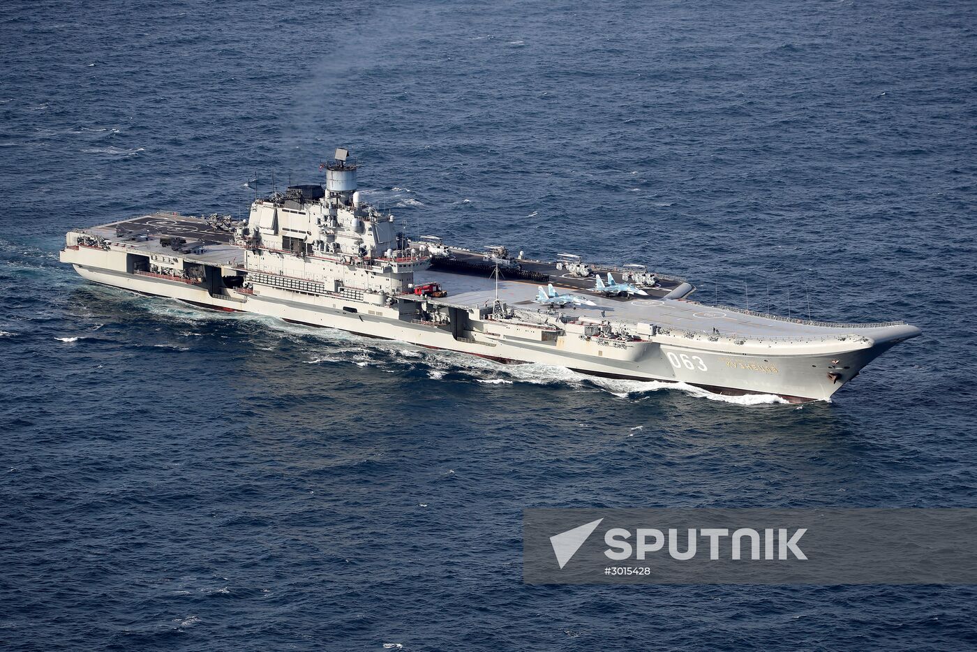 British Navy and Air Force escort Russian warships Admiral Kuznetsov and Pyotr Veliky