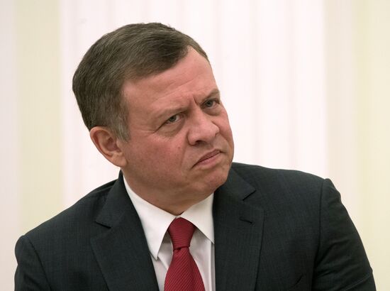 Vladimir Putin meets with King of Jordan Abdullah II bin Al-Hussein