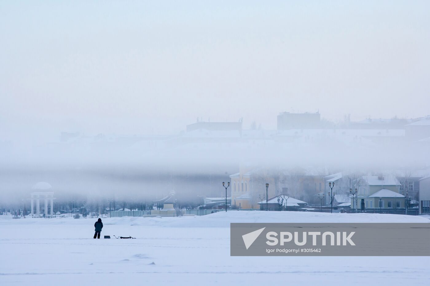 Fog in Petrozavodsk