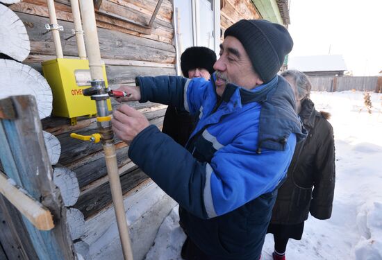 Gas supply launched to Ust-Bagaryak, Chelyabinsk Region