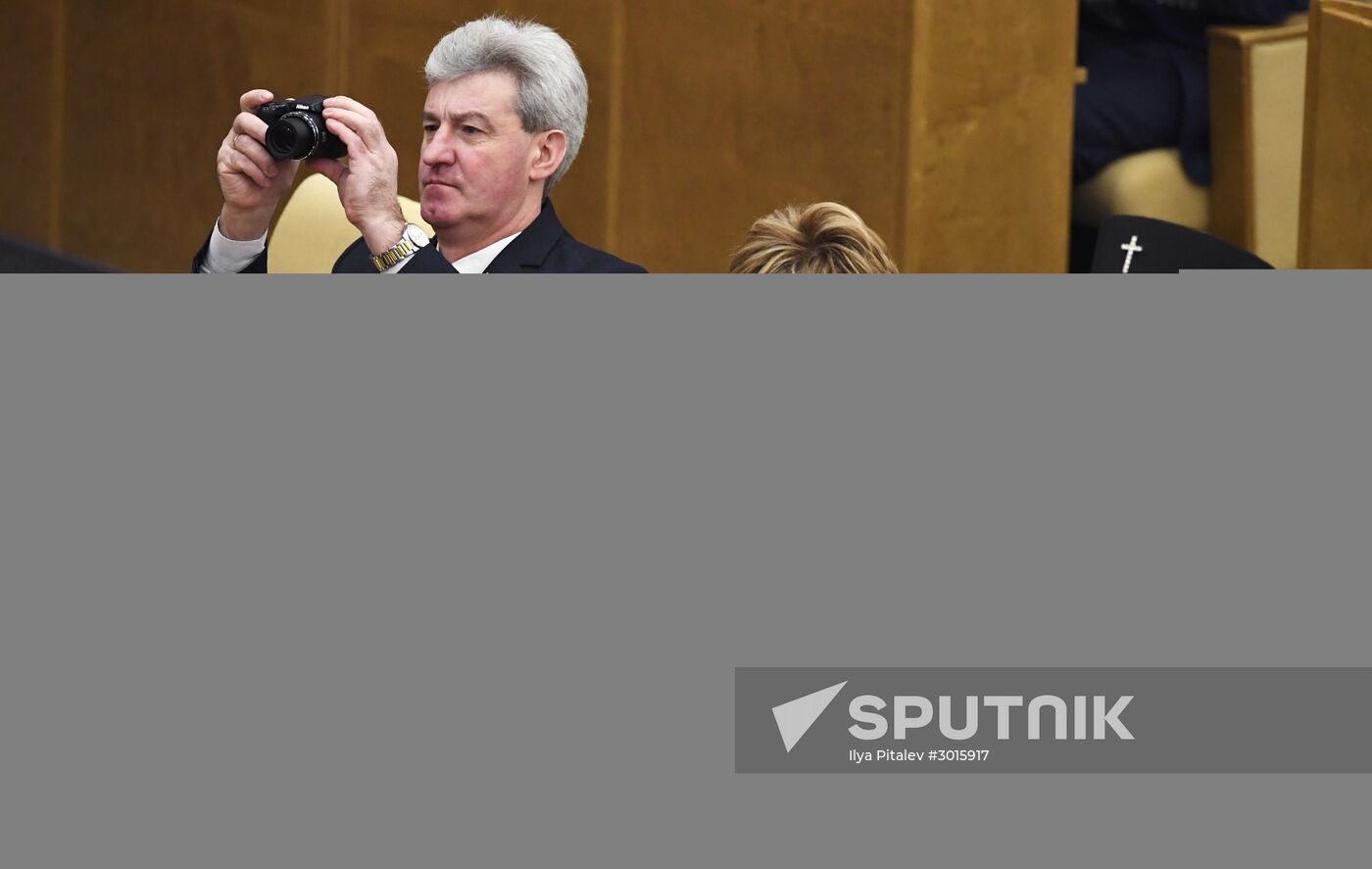 Fifth Christmas parliamentary sessions open in State Duma