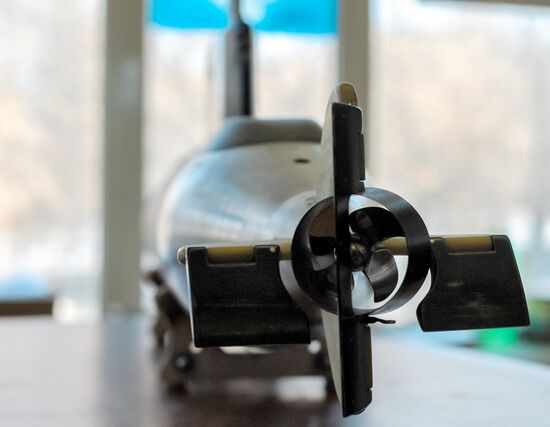 Valentin Gulyayev from Vladivostok builds functional submarine models