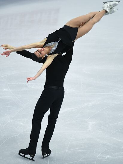 European Figure Skating Championship. Pairs. Free skating