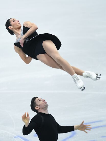 European Figure Skating Championship. Pairs. Free skating