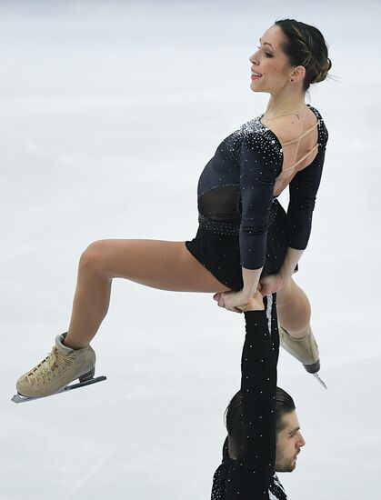 European Figure Skating Championship. Pairs. Free skating