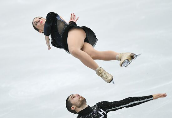 European Figure Skating Championship. Pairs. Free skating
