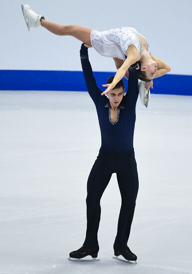 European Figure Skating Championship. Pairs. Free skating