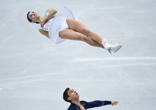 European Figure Skating Championship. Pairs. Free skating