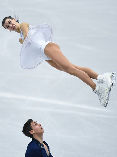 European Figure Skating Championship. Pairs. Free skating