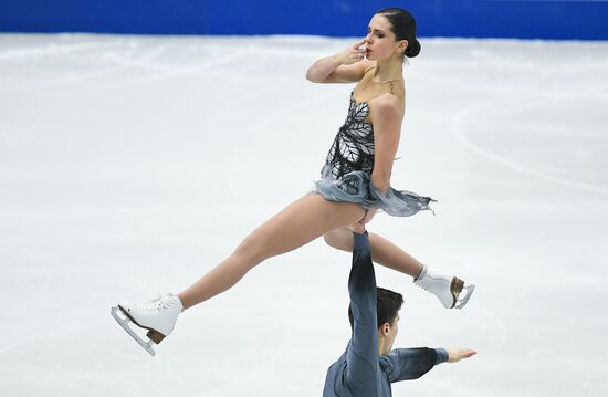 European Figure Skating Championship. Pairs. Free skating