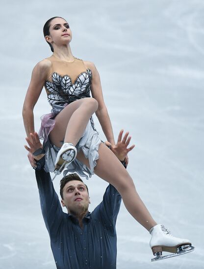 European Figure Skating Championship. Pairs. Free skating