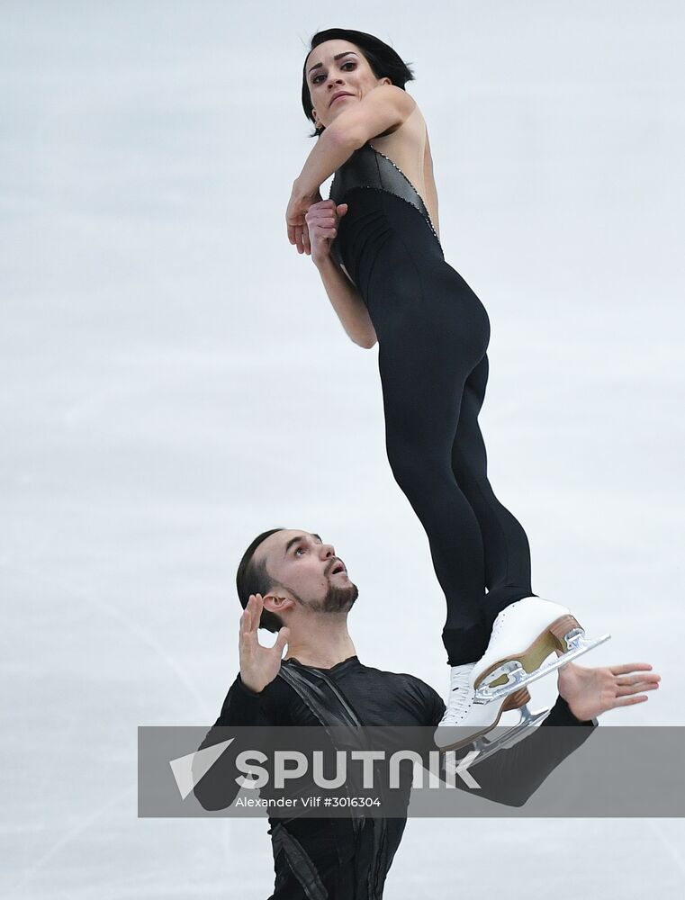 European Figure Skating Championship. Pairs. Free skating