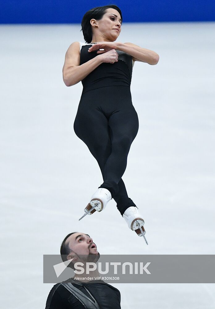 European Figure Skating Championship. Pairs. Free skating