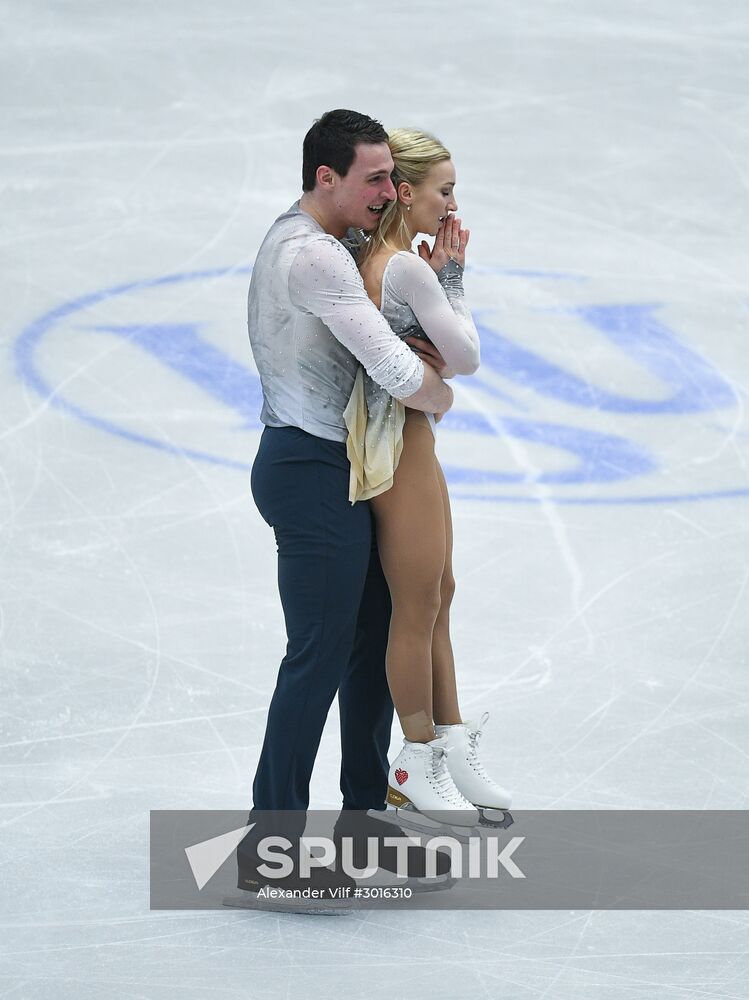 European Figure Skating Championship. Pairs. Free skating