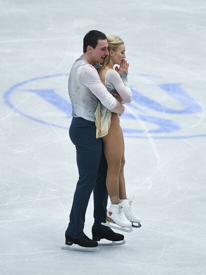 European Figure Skating Championship. Pairs. Free skating